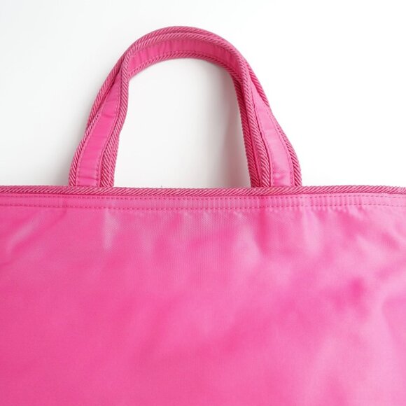 Authentic Preowned Prada Bright Pink Nylon Two Way Bag - Picture 11 of 16